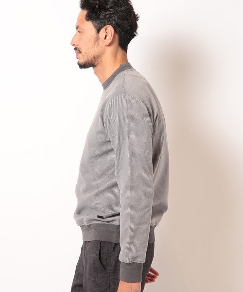 MEN'S BIGI(メンズビギ)の「ツイルダンボールクルーネックカットソー(Tシャツ/カットソー・メンズ・グリーン系その他/ブルー系その他/グレー系その他・01/02/03)」の11枚目の写真