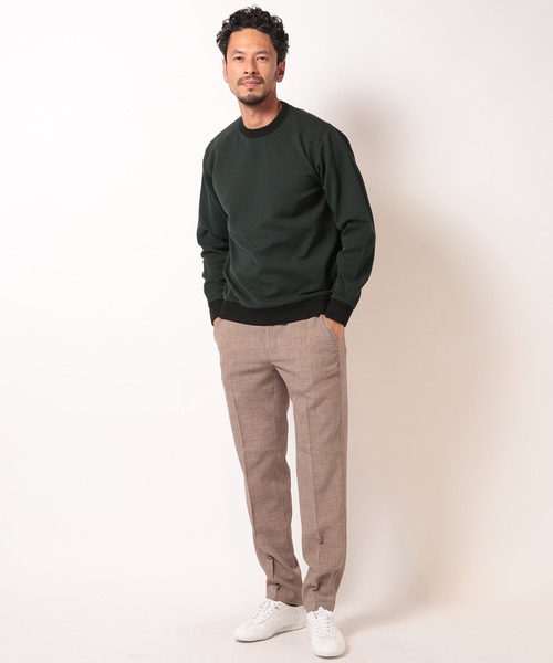 MEN'S BIGI(メンズビギ)の「ツイルダンボールクルーネックカットソー(Tシャツ/カットソー・メンズ・グリーン系その他/ブルー系その他/グレー系その他・01/02/03)」の5枚目の写真