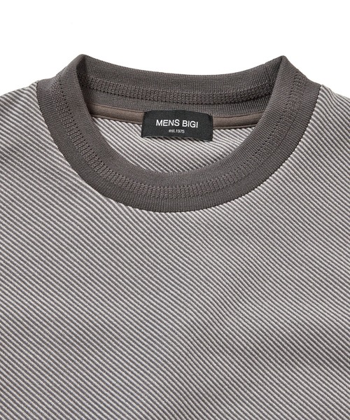MEN'S BIGI(メンズビギ)の「ツイルダンボールクルーネックカットソー(Tシャツ/カットソー・メンズ・グリーン系その他/ブルー系その他/グレー系その他・01/02/03)」の14枚目の写真