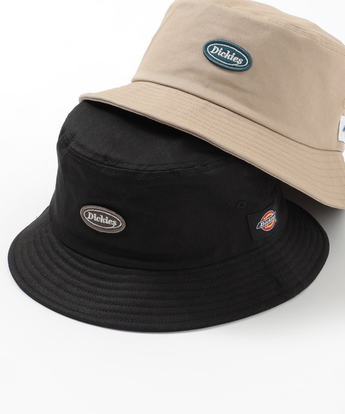 Dickies（ディッキーズ）の「【Dickies】DK CALIF WAPPEN BUCKET HAT 14671200（ハット・メンズ・ブラック/ベージュ/ホワイト・FREE）」の2枚目の写真
