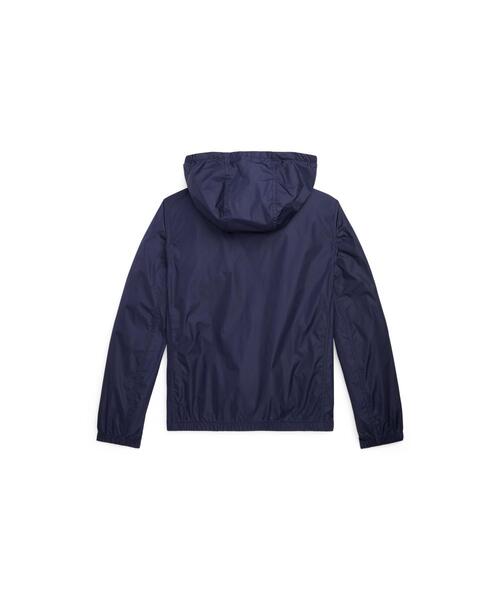 POLO RALPH LAUREN CHILDRENSWEAR（ポロ ラルフ ローレン チルドレンズウェア）の「ウォーターリペラント フーデッド ジャケット（ナイロンジャケット・キッズ・ネイビー系1・S/M/L/XL）」の8枚目の写真