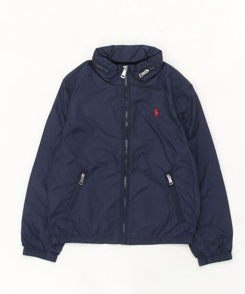 POLO RALPH LAUREN CHILDRENSWEAR（ポロ ラルフ ローレン チルドレンズウェア）の「ウォーターリペラント フーデッド ジャケット（ナイロンジャケット・キッズ・ネイビー系1・S/M/L/XL）」の6枚目の写真