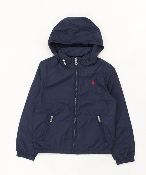 POLO RALPH LAUREN CHILDRENSWEAR（ポロ ラルフ ローレン チルドレンズウェア）の「ウォーターリペラント フーデッド ジャケット（ナイロンジャケット・キッズ・ネイビー系1・S/M/L/XL）」の7枚目の写真