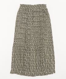 Grand PARK | 総柄シフォン　シワ消しプリーツスカート(スカート)