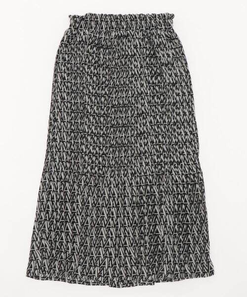 Grand PARK（グランドパーク）の「総柄シフォン　シワ消しプリーツスカート（スカート・レディース・カーキ/ブラック/その他1/その他2・FREE）」の5枚目の写真