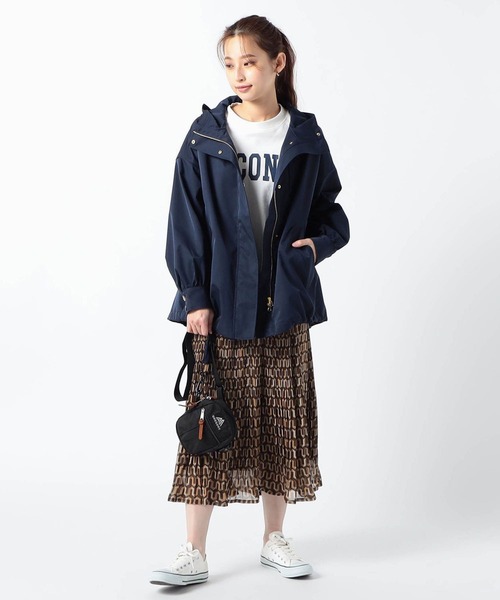 Grand PARK（グランドパーク）の「総柄シフォン　シワ消しプリーツスカート（スカート・レディース・カーキ/ブラック/その他1/その他2・FREE）」の8枚目の写真