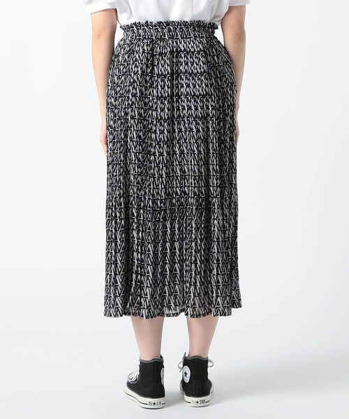 Grand PARK（グランドパーク）の「総柄シフォン　シワ消しプリーツスカート（スカート・レディース・カーキ/ブラック/その他1/その他2・FREE）」の10枚目の写真