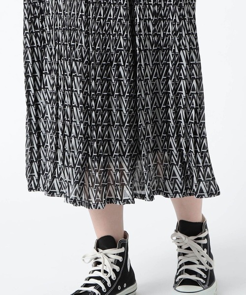 Grand PARK（グランドパーク）の「総柄シフォン　シワ消しプリーツスカート（スカート・レディース・カーキ/ブラック/その他1/その他2・FREE）」の14枚目の写真