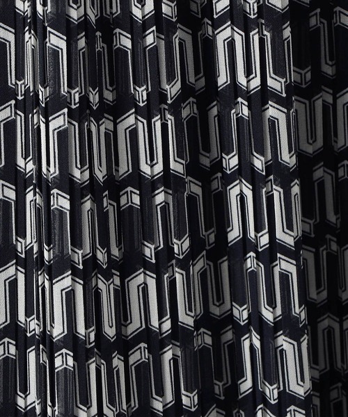 Grand PARK（グランドパーク）の「総柄シフォン　シワ消しプリーツスカート（スカート・レディース・カーキ/ブラック/その他1/その他2・FREE）」の18枚目の写真