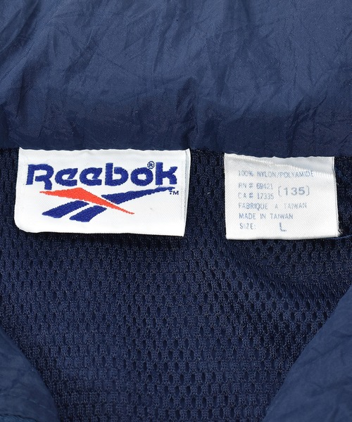 Reebok(リーボック)の「【ヴィンテージ古着】90's Reebok / リーボック ロゴデザイン フルジップ ナイロンジャケット(ナイロンジャケット・メンズ・ネイビー・LARGE)」の4枚目の写真