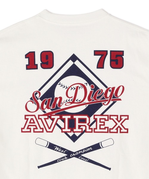 AVIREX（アヴィレックス）の「BASE BALL CLUB T-SHIRT / ベースボール クラブ Tシャツ / 長袖 / AVIREX / アヴィレックス（Tシャツ/カットソー・メンズ・ネイビー/グリーン/ホワイト/グレー系その他3・2XL/L/M/XL）」の18枚目の写真