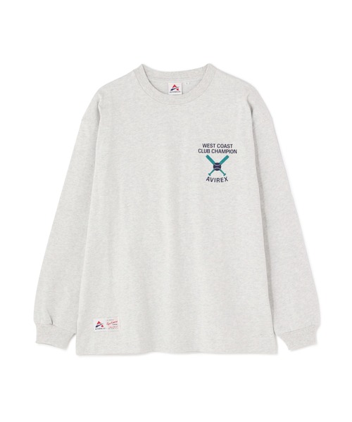 AVIREX（アヴィレックス）の「BASE BALL CLUB T-SHIRT / ベースボール クラブ Tシャツ / 長袖 / AVIREX / アヴィレックス（Tシャツ/カットソー・メンズ・ネイビー/グリーン/ホワイト/グレー系その他3・2XL/L/M/XL）」の20枚目の写真
