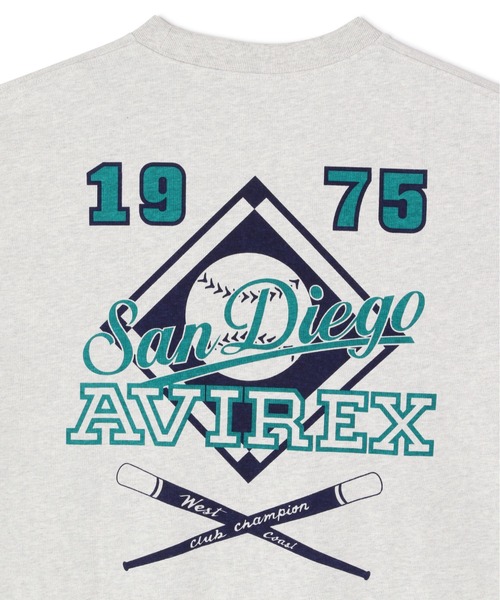 AVIREX（アヴィレックス）の「BASE BALL CLUB T-SHIRT / ベースボール クラブ Tシャツ / 長袖 / AVIREX / アヴィレックス（Tシャツ/カットソー・メンズ・ネイビー/グリーン/ホワイト/グレー系その他3・2XL/L/M/XL）」の21枚目の写真
