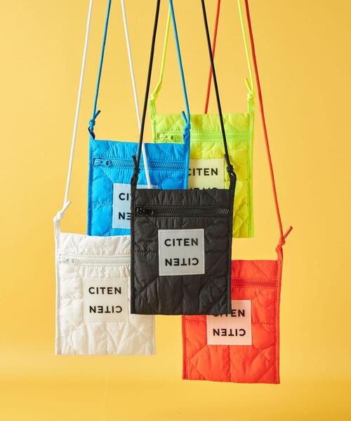 CITEN（シテン）の「＜CITEN＞パデッド サコッシュ ショルダ－バッグ（ショルダーバッグ・レディース・オレンジ/ホワイト/ライム/ターコイズブルー/ブラック・FREE）」の20枚目の写真