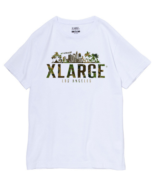 XLARGE（エクストララージ）の「S/S TEE LOSANGELES（Tシャツ/カットソー・メンズ・イエロー/ホワイト/ブラック/ネイビー・SMALL/X-LARGE/LARGE/MEDIUM）」の2枚目の写真