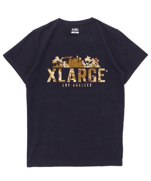XLARGE（エクストララージ）の「S/S TEE LOSANGELES（Tシャツ/カットソー・メンズ・イエロー/ホワイト/ブラック/ネイビー・SMALL/X-LARGE/LARGE/MEDIUM）」の3枚目の写真