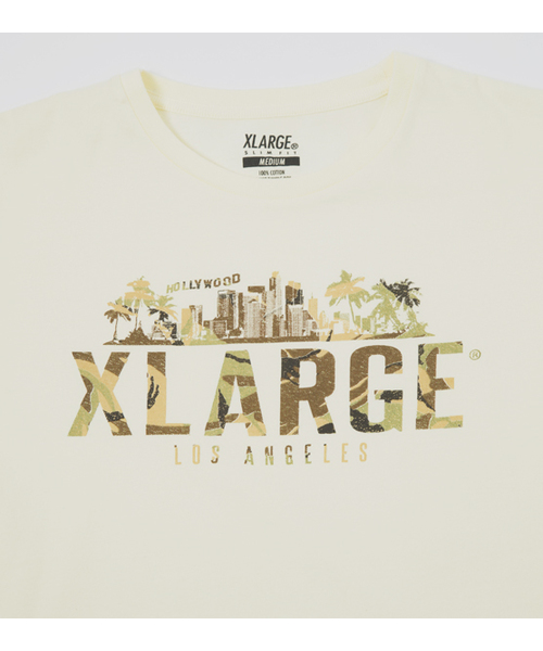 XLARGE（エクストララージ）の「S/S TEE LOSANGELES（Tシャツ/カットソー・メンズ・イエロー/ホワイト/ブラック/ネイビー・SMALL/X-LARGE/LARGE/MEDIUM）」の5枚目の写真