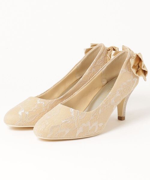 LibertyDoll(リバティードール)の「LibertyDoll/オケージョンパンプス(1203/1203-SA)(パンプス・レディース・ベージュ/グレー/ブラック・S/M/L/LL/SS/3L)」の1枚目の写真