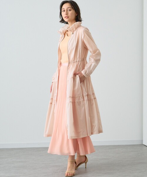 ANAYI（アナイ）の「ライトタフタロングティアードコート（トレンチ