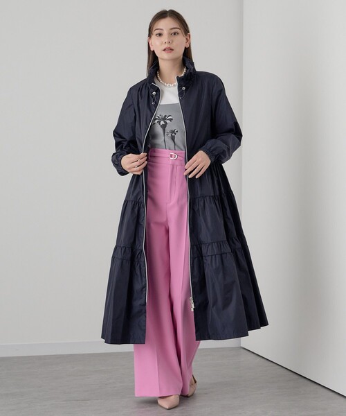 ANAYI（アナイ）の「ライトタフタロングティアードコート（トレンチ