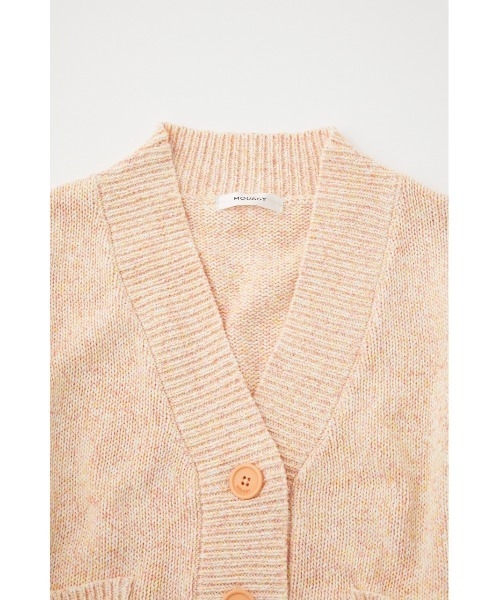 MOUSSY(マウジー)の「BLURRY COLOR KNIT カーディガン(カーディガン/ボレロ・レディース・ライトブルー/オレンジ/カーキ・FREE)」の12枚目の写真