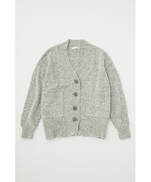 MOUSSY(マウジー)の「BLURRY COLOR KNIT カーディガン(カーディガン/ボレロ・レディース・ライトブルー/オレンジ/カーキ・FREE)」の18枚目の写真