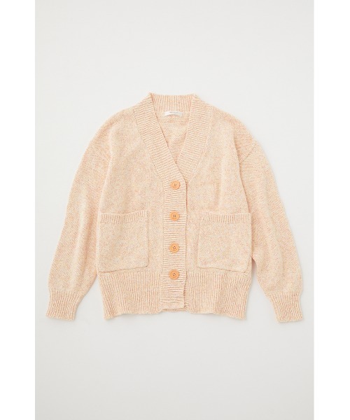 MOUSSY(マウジー)の「BLURRY COLOR KNIT カーディガン(カーディガン/ボレロ・レディース・ライトブルー/オレンジ/カーキ・FREE)」の10枚目の写真