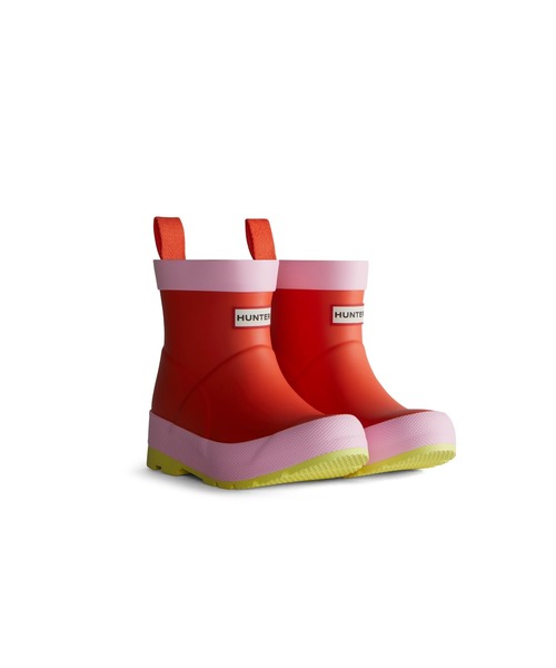 HUNTER(ハンター)の「リトル キッズ プレイ ブーツ(レインシューズ・キッズ・オレンジ・10/11/7/8/9)」の1枚目の写真