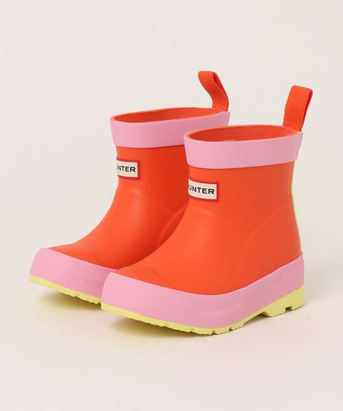 HUNTER(ハンター)の「リトル キッズ プレイ ブーツ(レインシューズ・キッズ・オレンジ・10/11/7/8/9)」の4枚目の写真