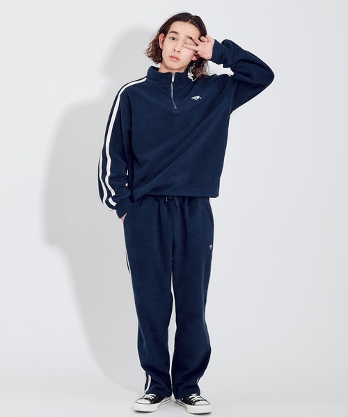 FCMM(エフシーエムエム)の「【日本限定アイテム】FLEECE LINED HALF ZIP/フリースラインハーフジップ(スウェット・メンズ・ネイビー/グリーン/アイボリー・LARGE/MEDIUM)」の14枚目の写真