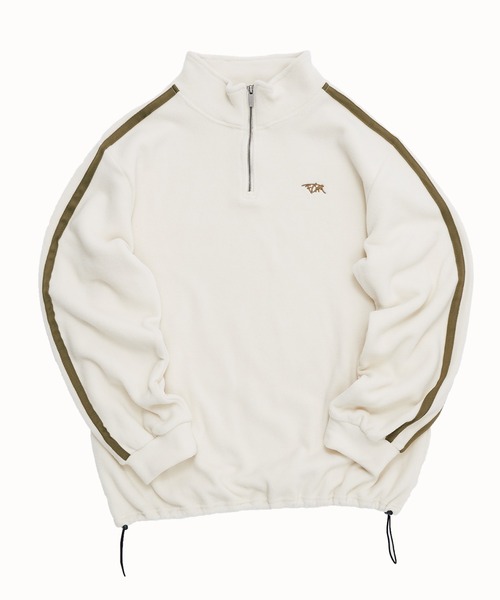 FCMM(エフシーエムエム)の「【日本限定アイテム】FLEECE LINED HALF ZIP/フリースラインハーフジップ(スウェット・メンズ・ネイビー/グリーン/アイボリー・LARGE/MEDIUM)」の6枚目の写真