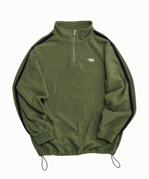 FCMM(エフシーエムエム)の「【日本限定アイテム】FLEECE LINED HALF ZIP/フリースラインハーフジップ(スウェット・メンズ・ネイビー/グリーン/アイボリー・LARGE/MEDIUM)」の11枚目の写真