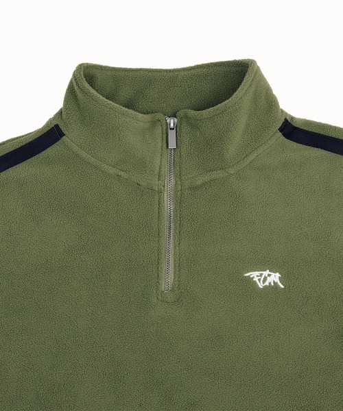 FCMM(エフシーエムエム)の「【日本限定アイテム】FLEECE LINED HALF ZIP/フリースラインハーフジップ(スウェット・メンズ・ネイビー/グリーン/アイボリー・LARGE/MEDIUM)」の12枚目の写真