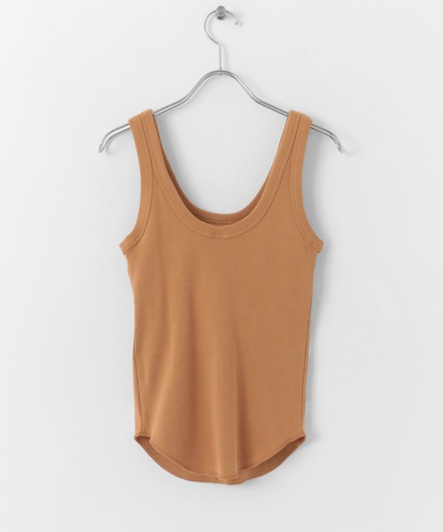 KBF（ケイビーエフ）の「illi　カップインUネックタンクトップ（タンクトップ・レディース・オレンジ系その他/オフホワイト/チャコールグレー・ONE）」の20枚目の写真