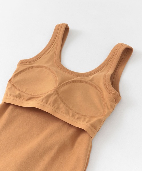 KBF（ケイビーエフ）の「illi　カップインUネックタンクトップ（タンクトップ・レディース・オレンジ系その他/オフホワイト/チャコールグレー・ONE）」の21枚目の写真