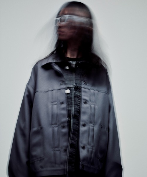 JIEDA(ジエダ)の「OVER JACKET(ブルゾン・メンズ・グレー/ブラック/ネイビー・1/2)」の9枚目の写真