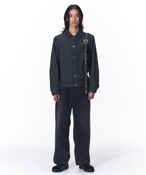 JIEDA(ジエダ)の「OVER JACKET(ブルゾン・メンズ・グレー/ブラック/ネイビー・1/2)」の4枚目の写真