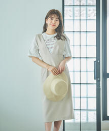 PROPORTION BODY DRESSING | パールポケットタイトジャンスカ / 1213140402(ワンピース)