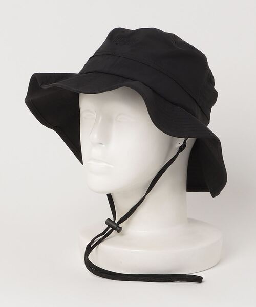 UNIVERSAL OVERALL(ユニバーサルオーバーオール)の「UNIVERSAL OVERALL/ユニバーサルオーバーオール Nylon Safari Hat/ナイロン サファリハット/アドベンチャーハット/バケットハット/ワンポイントロゴハット(ハット・メンズ・ブラック/ダークグリーン/ブラウン・FREE)」の20枚目の写真