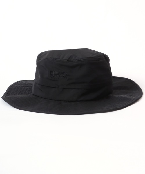 UNIVERSAL OVERALL(ユニバーサルオーバーオール)の「UNIVERSAL OVERALL/ユニバーサルオーバーオール Nylon Safari Hat/ナイロン サファリハット/アドベンチャーハット/バケットハット/ワンポイントロゴハット(ハット・メンズ・ブラック/ダークグリーン/ブラウン・FREE)」の18枚目の写真
