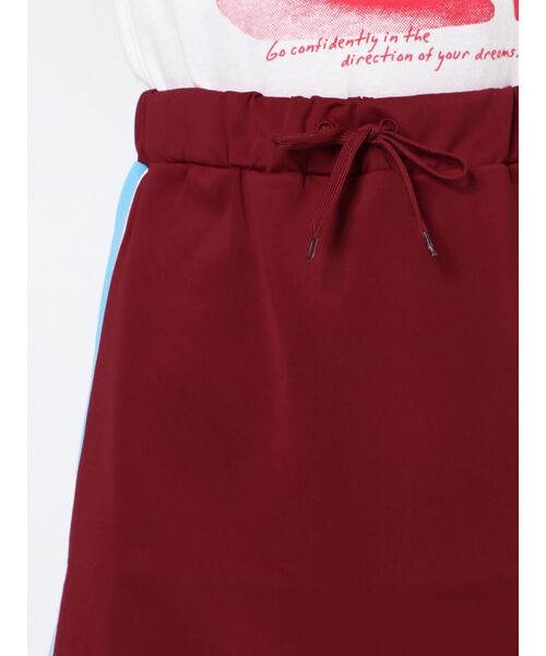 jouetie（ジュエティ）の「サイドラインミニスカート（スカート・レディース・ブラック/パープル/レッド・MEDIUM）」の12枚目の写真