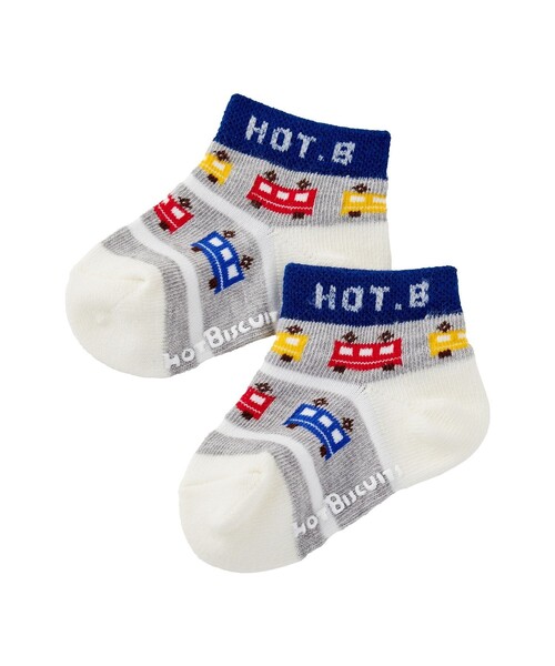 HOT BISCUITS(ホットビスケッツ)の「ローカット ソックスパック(ソックス/靴下・キッズ・ブルー/マルチ/ホワイト/ピンク・11-13cm/13-15cm/15-17cm/17-19cm/9-10cm)」の9枚目の写真