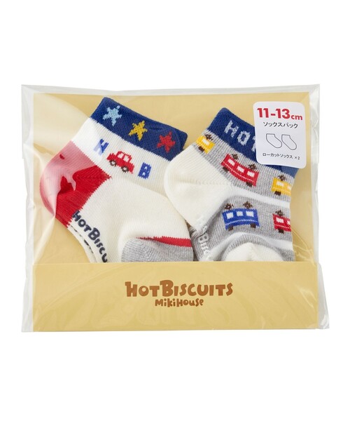 HOT BISCUITS(ホットビスケッツ)の「ローカット ソックスパック(ソックス/靴下・キッズ・ブルー/マルチ/ホワイト/ピンク・11-13cm/13-15cm/15-17cm/17-19cm/9-10cm)」の14枚目の写真