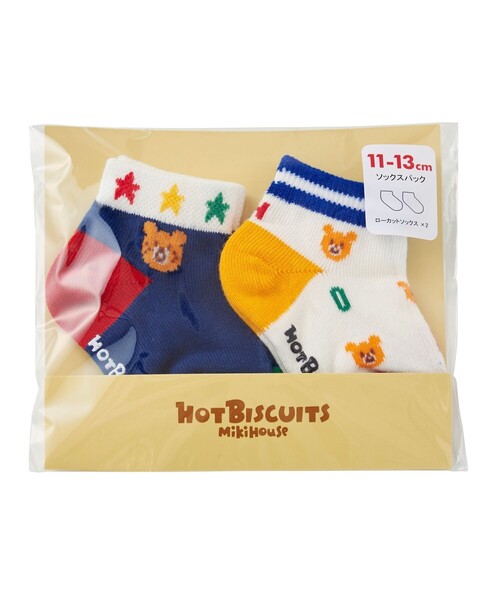 HOT BISCUITS(ホットビスケッツ)の「ローカット ソックスパック(ソックス/靴下・キッズ・ブルー/マルチ/ホワイト/ピンク・11-13cm/13-15cm/15-17cm/17-19cm/9-10cm)」の13枚目の写真