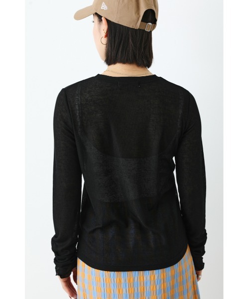 RODEO CROWNS WIDE BOWL(ロデオクラウンズワイドボウル)の「ポイントメローシアートップス(Tシャツ/カットソー・レディース・ライトブルー/ブラック/オレンジ系その他・FREE)」の15枚目の写真