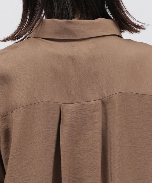 LAKOLE（ラコレ）の「ベーシックシアーシャツ / 188194（シャツ/ブラウス・レディース・ピンク/ブラウン系その他/オフホワイト/ブラック・SMALL/MEDIUM）」の14枚目の写真