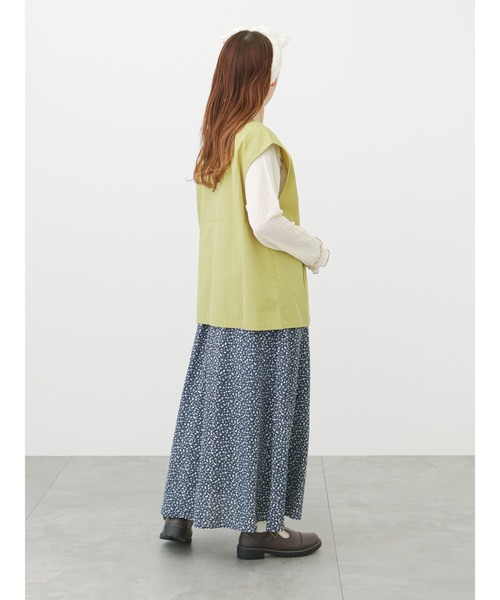 ehka sopo（エヘカソポ）の「小花柄フレアスカート（スカート・レディース・ブラック/ネイビー/ブラウン・ﾌﾘ-）」の7枚目の写真