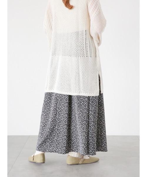 ehka sopo（エヘカソポ）の「小花柄フレアスカート（スカート・レディース・ブラック/ネイビー/ブラウン・ﾌﾘ-）」の16枚目の写真