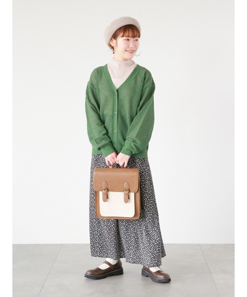 ehka sopo（エヘカソポ）の「小花柄フレアスカート（スカート・レディース・ブラック/ネイビー/ブラウン・ﾌﾘ-）」の18枚目の写真