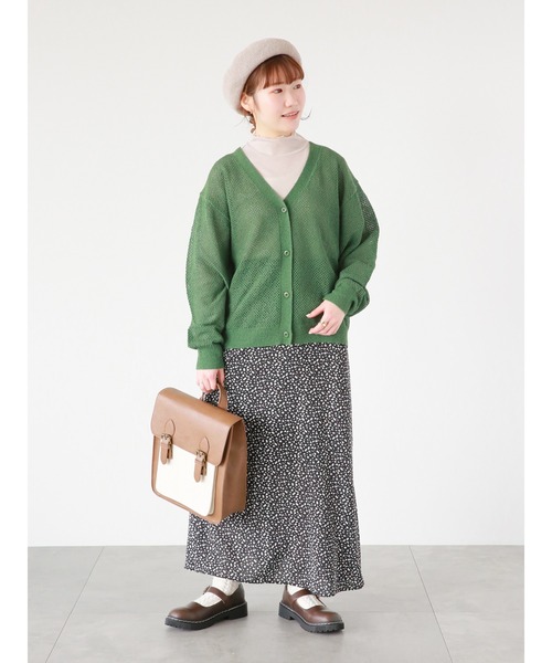 ehka sopo（エヘカソポ）の「小花柄フレアスカート（スカート・レディース・ブラック/ネイビー/ブラウン・ﾌﾘ-）」の19枚目の写真